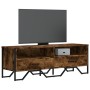 TV-Möbel aus geräucherter Eichen-Ingenieurholz 122x34x41 cm von , TV-Möbel - Ref: Foro24-848581, Preis: 71,40 €, Rabatt: %