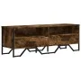 TV-Möbel aus geräucherter Eichen-Ingenieurholz 122x34x41 cm von , TV-Möbel - Ref: Foro24-848581, Preis: 70,56 €, Rabatt: %