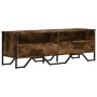 TV-Möbel aus geräucherter Eichen-Ingenieurholz 122x34x41 cm von , TV-Möbel - Ref: Foro24-848581, Preis: 71,40 €, Rabatt: %