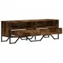 TV-Möbel aus geräucherter Eichen-Ingenieurholz 122x34x41 cm von , TV-Möbel - Ref: Foro24-848581, Preis: 70,56 €, Rabatt: %