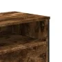 TV-Möbel aus geräucherter Eichen-Ingenieurholz 122x34x41 cm von , TV-Möbel - Ref: Foro24-848581, Preis: 70,56 €, Rabatt: %