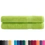 Toallas premium SOLUND 2 uds verde manzana 100x200 cm 600 gsm de , Toallas - Ref: Foro24-137509, Precio: 57,09 €, Descuento: %