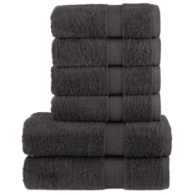 Juego de toallas premium SOLUND 6 unidades antracita 600 gsm by , Towels - Ref: Foro24-137554, Price: 55,50 €, Discount: %