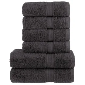 Juego de toallas premium SOLUND 6 unidades antracita 600 gsm by , Towels - Ref: Foro24-137554, Price: 52,44 €, Discount: %