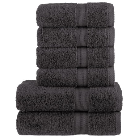 Juego de toallas premium SOLUND 6 unidades antracita 600 gsm von , Handtücher - Ref: Foro24-137554, Preis: 55,50 €, Rabatt: %