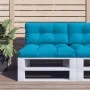 Cojín para sofá de palets de tela azul claro 70x40x12 cm by , Cushions for chairs and sofas - Ref: Foro24-360583, Price: 20,2...