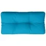 Cojín para sofá de palets de tela azul claro 70x40x12 cm by , Cushions for chairs and sofas - Ref: Foro24-360583, Price: 20,2...