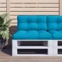 Cojín para sofá de palets de tela azul claro 80x40x12 cm de , Cojines para sillas y sofás - Ref: Foro24-360605, Precio: 24,59...