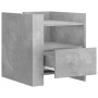 Mesita de noche madera de ingeniería gris hormigón 45x50x50 cm von , Nachttische - Ref: Foro24-848279, Preis: 55,02 €, Rabatt: %