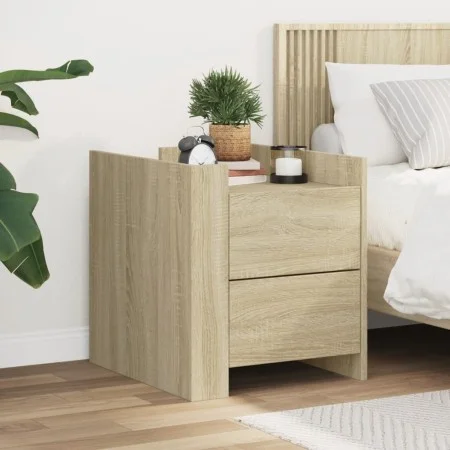 Mesita de noche madera de ingeniería roble Sonoma 45x50x50 cm von , Nachttische - Ref: Foro24-848285, Preis: 55,30 €, Rabatt: %
