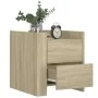 Mesita de noche madera de ingeniería roble Sonoma 45x50x50 cm von , Nachttische - Ref: Foro24-848285, Preis: 55,30 €, Rabatt: %