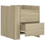 Mesita de noche madera de ingeniería roble Sonoma 45x50x50 cm von , Nachttische - Ref: Foro24-848285, Preis: 55,30 €, Rabatt: %