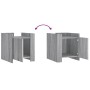 Mesita de noche madera de ingeniería gris Sonoma 45x50x50 cm von , Nachttische - Ref: Foro24-848302, Preis: 48,41 €, Rabatt: %