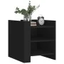 Nachttisch aus schwarzem Ingenieurholz 45x50x50 cm von , Nachttische - Ref: Foro24-848291, Preis: 45,90 €, Rabatt: %