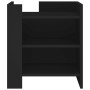 Nachttisch aus schwarzem Ingenieurholz 45x50x50 cm von , Nachttische - Ref: Foro24-848291, Preis: 46,52 €, Rabatt: %