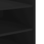 Mesita de noche madera de ingeniería negro 45x50x50 cm de , Mesitas de noche - Ref: Foro24-848291, Precio: 46,49 €