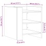 Nachttisch aus schwarzem Ingenieurholz 45x50x50 cm von , Nachttische - Ref: Foro24-848291, Preis: 46,52 €, Rabatt: %