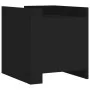 Nachttisch aus schwarzem Ingenieurholz 45x50x50 cm von , Nachttische - Ref: Foro24-848298, Preis: 51,86 €, Rabatt: %