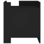 Nachttisch aus schwarzem Ingenieurholz 45x50x50 cm von , Nachttische - Ref: Foro24-848298, Preis: 51,86 €, Rabatt: %