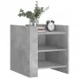 Mesita de noche madera de ingeniería gris hormigón 45x50x50 cm de , Mesitas de noche - Ref: Foro24-848293, Precio: 44,27 €, D...