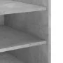 Mesita de noche madera de ingeniería gris hormigón 45x50x50 cm de , Mesitas de noche - Ref: Foro24-848293, Precio: 44,27 €, D...