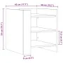 Mesita de noche madera de ingeniería gris hormigón 45x50x50 cm de , Mesitas de noche - Ref: Foro24-848293, Precio: 44,27 €, D...
