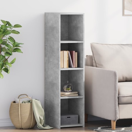 Aparador alto madera de ingeniería gris hormigón 30x41x124 cm by , Sideboards - Ref: Foro24-846379, Price: 57,63 €, Discount: %