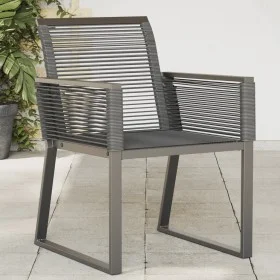 Gartenstühle, 2 Stück, aus schwarzem synthetischem Rattan. von , Gartenstühle - Ref: Foro24-4008113, Preis: 191,00 €, Rabatt: %