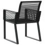 Gartenstühle, 2 Stück, aus schwarzem synthetischem Rattan. von , Gartenstühle - Ref: Foro24-4008113, Preis: 191,00 €, Rabatt: %