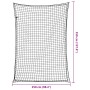 Red de remolque con cuerda elástica PP negro 3,5x2,5 m by , Cargo nets for motor vehicles - Ref: Foro24-4012283, Price: 32,44...