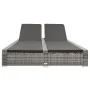 Gray Synthetic Rattan Double Lounger by vidaXL, Outdoor beds - Ref: Foro24-312155, Price: 356,84 €, Discount: %