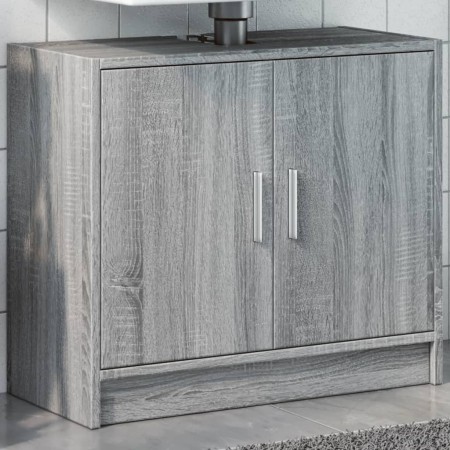 Waschbeckenunterschrank aus Sonoma-Grau 63x29x55 cm aus Holzwerkstoff von , Badezimmermöbel - Ref: Foro24-848099, Preis: 52,2...
