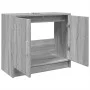 Armario de lavabo madera de ingeniería gris Sonoma 63x29x55 cm by , Bathroom furniture - Ref: Foro24-848099, Price: 51,41 €, ...