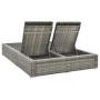 Gray Synthetic Rattan Double Lounger by vidaXL, Outdoor beds - Ref: Foro24-312155, Price: 356,84 €, Discount: %