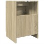 Waschbeckenunterschrank aus Sonoma-Eichen-Ingenieurholz 40x37x59 cm. von , Badezimmermöbel - Ref: Foro24-848103, Preis: 61,49...
