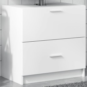 Armario de lavabo madera de ingeniería blanco 59x37x59 cm by , Bathroom furniture - Ref: Foro24-848108, Price: 70,82 €, Disco...