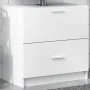 Waschbeckenunterschrank aus weißem Holzwerkstoff 59x37x59 cm. von , Badezimmermöbel - Ref: Foro24-848108, Preis: 69,77 €, Rab...