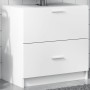 Waschbeckenunterschrank aus weißem Holzwerkstoff 59x37x59 cm. von , Badezimmermöbel - Ref: Foro24-848108, Preis: 70,82 €, Rab...