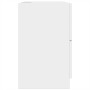 Waschbeckenunterschrank aus weißem Holzwerkstoff 59x37x59 cm. von , Badezimmermöbel - Ref: Foro24-848108, Preis: 70,82 €, Rab...