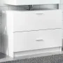 Waschbeckenunterschrank aus weißem Ingenieurholz 78x37x59 cm. von , Badezimmermöbel - Ref: Foro24-848115, Preis: 84,34 €, Rab...