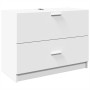 Waschbeckenunterschrank aus weißem Ingenieurholz 78x37x59 cm. von , Badezimmermöbel - Ref: Foro24-848115, Preis: 85,66 €, Rab...