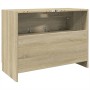 Waschbeckenunterschrank aus Sonoma-Eichen-Ingenieurholz 78x37x59 cm. von , Badezimmermöbel - Ref: Foro24-848117, Preis: 86,31...