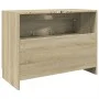 Waschbeckenunterschrank aus Sonoma-Eichen-Ingenieurholz 78x37x59 cm. von , Badezimmermöbel - Ref: Foro24-848117, Preis: 84,97...