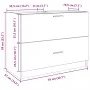 Waschbeckenunterschrank aus Sonoma-Eichen-Ingenieurholz 78x37x59 cm. von , Badezimmermöbel - Ref: Foro24-848117, Preis: 84,97...