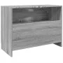 Waschbeckenunterschrank aus Sonoma-Grau mit den Maßen 78x37x59 cm. von , Badezimmermöbel - Ref: Foro24-848120, Preis: 90,13 €...