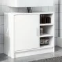 Waschbeckenunterschrank aus weißem Ingenieurholz 63x29x55 cm. von , Badezimmermöbel - Ref: Foro24-848129, Preis: 55,02 €, Rab...