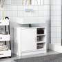 Armario para lavabo madera de ingeniería blanco 63x29x55 cm by , Bathroom furniture - Ref: Foro24-848129, Price: 55,94 €, Dis...