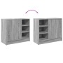 Armario de lavabo madera de ingeniería gris Sonoma 63x29x55 cm by , Bathroom furniture - Ref: Foro24-848134, Price: 61,07 €, ...
