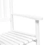 2 Schaukelstühle, 1 klappbarer Tisch aus massivem weißem Pappelholz. von , Schaukelstühle - Ref: Foro24-3281592, Preis: 269,8...