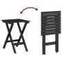 Sillas mecedoras 2 uds mesa plegable madera maciza álamo negro de , Mecedoras - Ref: Foro24-3281590, Precio: 233,82 €, Descue...